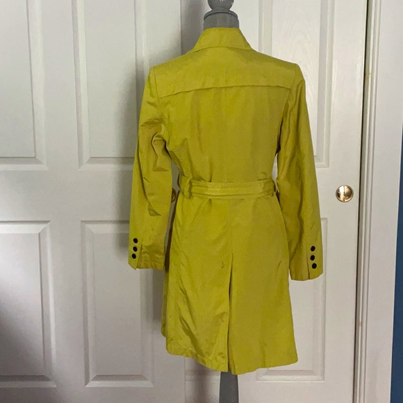 Gallery Bright Green Belted Trench Coat - Picture 2 of 6